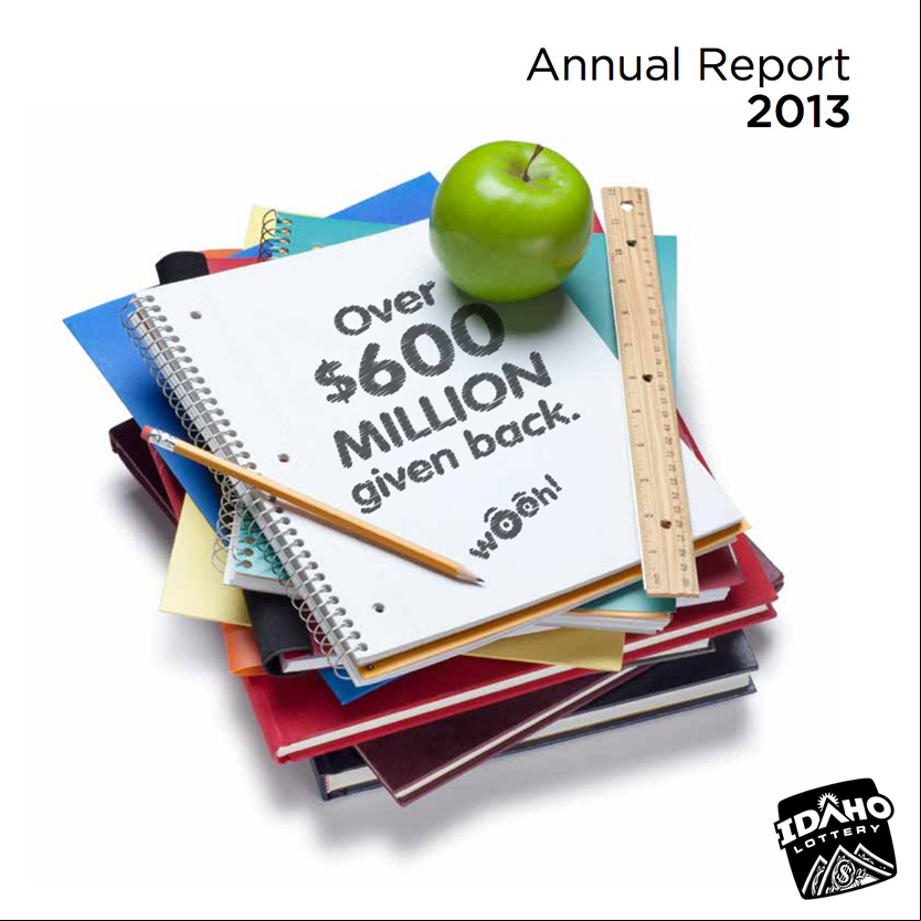 2013 Idaho Lottery Annual Report (Cover)