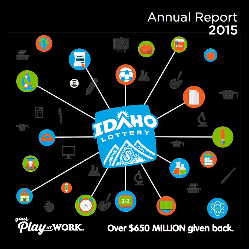 2015 Idaho Lottery Annual Report (Cover)